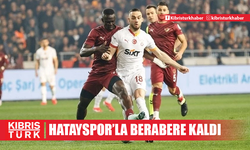 Galatasaray düşme hattındaki Hatayspor'a takıldı