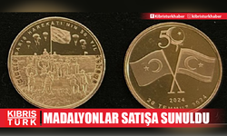 Kıbrıs Barış Harekatının 50’nci Yılı altın madalyonları satışa sunuldu