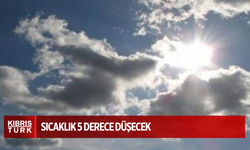 Sıcaklık 5 derece düşecek