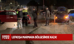 LEFKOŞA MARMARA BÖLGESİNDE KAZA!