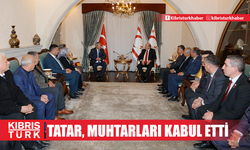 Cumhurbaşkanı Tatar, muhtarları kabul etti