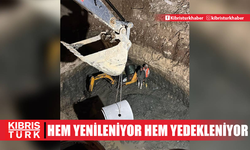 Girne’de kanalizasyon altyapısı hem yenileniyor hem de yedekleniyor