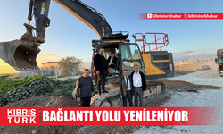 Güvercinlik Kavşağı-eski Gazimağusa ana yolu arası bağlantı yolu yenileniyor