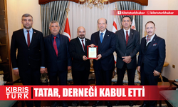 Cumhurbaşkanı Tatar, KKTC Türk Devletleri Teşkilatı Derneği yönetimini kabul etti