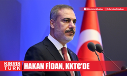 TC Dışişleri Bakanı Hakan Fidan KKTC’ye geldi