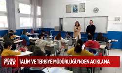KKTC Talim ve Terbiye Dairesi Müdürlüğü Açıklama