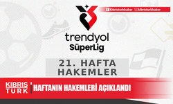 Trendyol Süper Lig'de hakemler açıklandı.