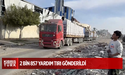 Ateşkesin başlangıcından bu yana Gazze'ye 2 bin 857 yardım tırı girdi