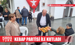 BAKAN DİNÇYÜREK GAZİMAĞUSA'DA PARTİLİLERİN YENI YILINI KEBAP PARTİSİ İLE KUTLADI