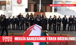 Cumhuriyet Meclisi eski Başkan Yardımcısı ve milletvekili Sait Güven için Meclis bahçesinde tören düzenlendi