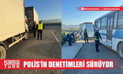 KAMYONLARIN TRAFİĞE ÇIKIŞ SAATLERİ İLE KAMU İŞLETME İZİNLİ ARAÇLARA YÖNELİK POLİSİN DENETİMLERİ SÜRÜYOR