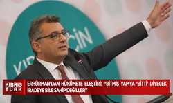 Erhürman'dan hükümete eleştiri: “Bitmiş yapıya ‘bitti’ diyecek iradeye bile sahip değiller”