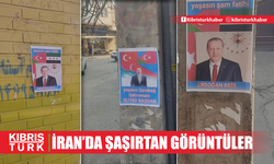 İran'dan şaşırtan görüntüler: Tebriz'de övgü dolu Cumhurbaşkanı Erdoğan ve Aliyev afişleri