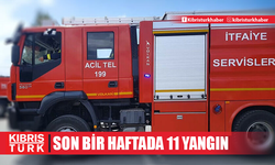 Haftalık itfaiye raporu