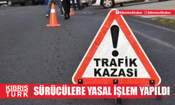 Gazimağusa ve Hamitköy’de trafik kazası