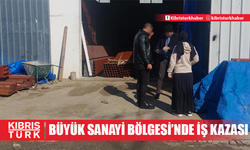 GAZİMAĞUSA BÜYÜK SANAYİ BÖLGESİ'NDE İŞ KAZASI