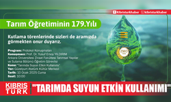 Güzelyurt’ta "Tarımda Suyun Etkin Kullanımı" konferansı