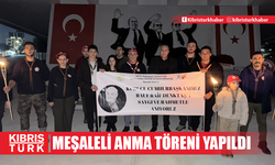 Kurucu Cumhurbaşkanı Denktaş için meşaleli anma töreni yapıldı