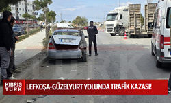 Lefkoşa-Güzelyurt Yolunda Trafik Kazası: Bir Kişi Hafif Yaralandı