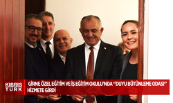 Girne Özel Eğitim ve İş Eğitim Okulu’nda “Duyu Bütünleme Odası” hizmete girdi