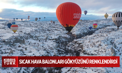 Kapadokya'da sıcak hava balonları 18 günlük aradan sonra gökyüzünü renklendirdi