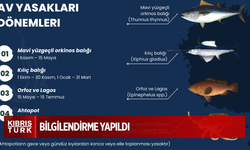 Su ürünleri dönemsel av yasakları konusunda bilgilendirme yapıldı