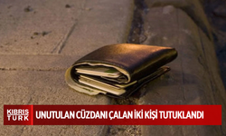 Unutulan cüzdanı çalan iki kişi tutuklandı