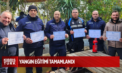 Lefkoşa Türk Belediyesi Acil Müdahale Ekibi yangın eğitimini tamamladı