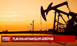 Brent petrolün varili 75,86 dolardan işlem görüyor