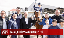 Cumhurbaşkanı Ersin Tatar, Çelebi Atlı Spor Kulübü Yarışları’nı izledi