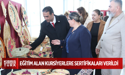 “Kadına Yönelik Mesleki Eğitim ve Sosyal Destek Projesi” kapsamında eğitim alan kursiyerlere sertifikaları verildi