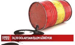 Brent petrolün varili 74,39 dolardan işlem görüyor