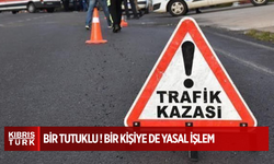 Lefkoşa-Gazimağusa ana yolunda kaza… Bir tutuklu, bir kişiye de yasal işlem