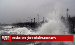 Denizlerde şiddetli rüzgar uyarısı