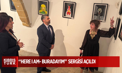 “Here I am- Buradayım” adlı resim sergisi Lefkoşa Saçaklı Ev’de açıldı