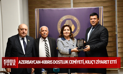 Azerbaycan-Kıbrıs Dostluk Cemiyeti, DAÜ Rektörü Prof. Dr. Kılıç’ı ziyaret etti