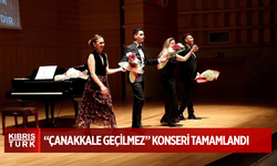 Çanakkale Zaferi'nin 110. yıl anısına gerçekleşen “Çanakkale Geçilmez” konseri tamamlandı