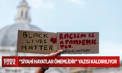 ABD'nin başkentindeki caddede bulunan "siyahi hayatlar önemlidir" yazısı kaldırılıyor