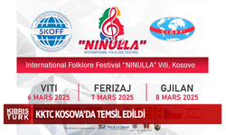 KKTC, Kosova'da "Uluslararası Folklor Festivali" ile "Geleneksel Halk Şarkıları Festivali"nde temsil edildi