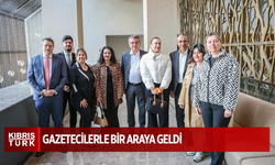 Erhürman Ankara’da gazetecilerle bir araya geldi