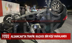 Alsancak’ta trafik  Kazası: Bir Kişi Yaralandı