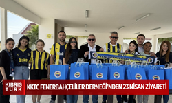 KKTC Fenerbahçeliler Derneği’nden Tangül Ünal Çağıner Sevgi Evleri’ne 23 Nisan ziyareti
