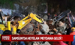 Samsun'da oto yıkamacıdaki heyelanda baba ve 2 kızı öldü