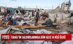 İsrail ordusunun gece Gazze'ye düzenlediği saldırılarda en az 14 kişi öldü