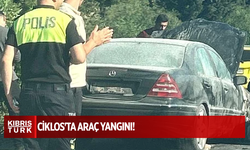 Ciklos'ta araç yangını!