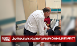 Sağlık Bakanı Dr. Dinçyürek, bugün yaşanan trafik kazasında yaralanan öğrencileri hastanede ziyaret etti