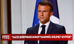Macron: Gazze Şeridi'ndeki durum ‘tahammül edilemez’ seviyede