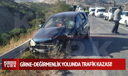 Girne-Değirmenlik Yolunda Trafik Kazası: 1 Kişi Yaralandı