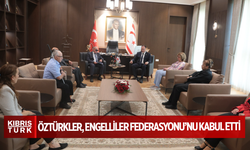 Meclis Başkanı Öztürkler, Engelliler Federasyonu’nu kabul etti