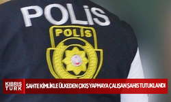 Sahte kimlikle ülkeden çıkış yapmaya çalışan şahıs tutuklandı